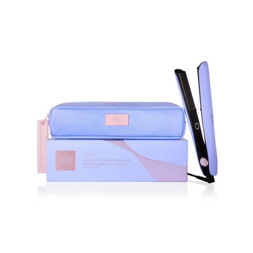 ghd Gold Hair Straighteners Limited Edition Gift Set in Fresh Lilac