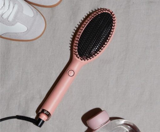 ghd Glide Hot Brush - Peach Pink - Image 2