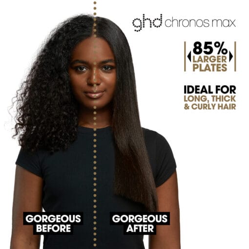 ghd Chronos Max - Wide Plate Styler in White - Image 3