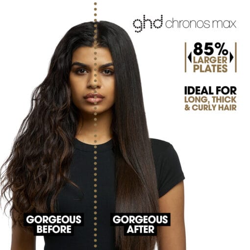 ghd Chronos Max - Wide Plate Styler in Black - Image 3